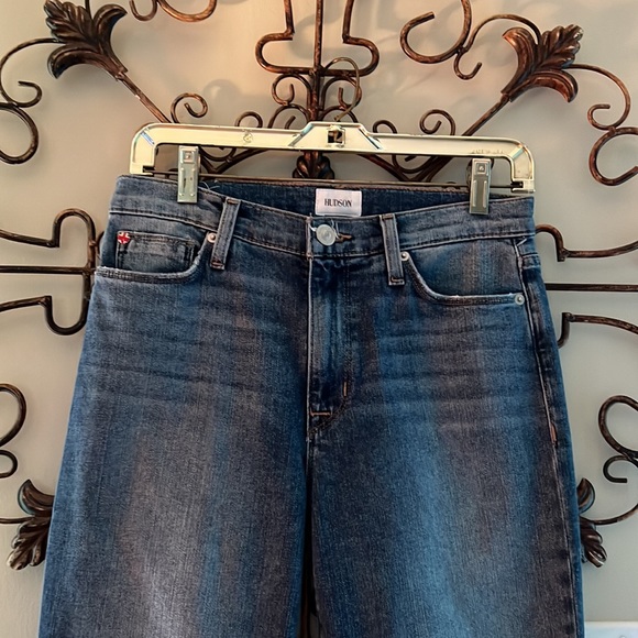 HUDSON BLAIR HIGH RISE STRAIGHT CROP in DANIELLA - Picture 4 of 10